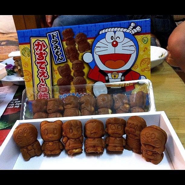 Doraemon Cake/biscuit! From Tokyo :d Photograph by Kian Hui