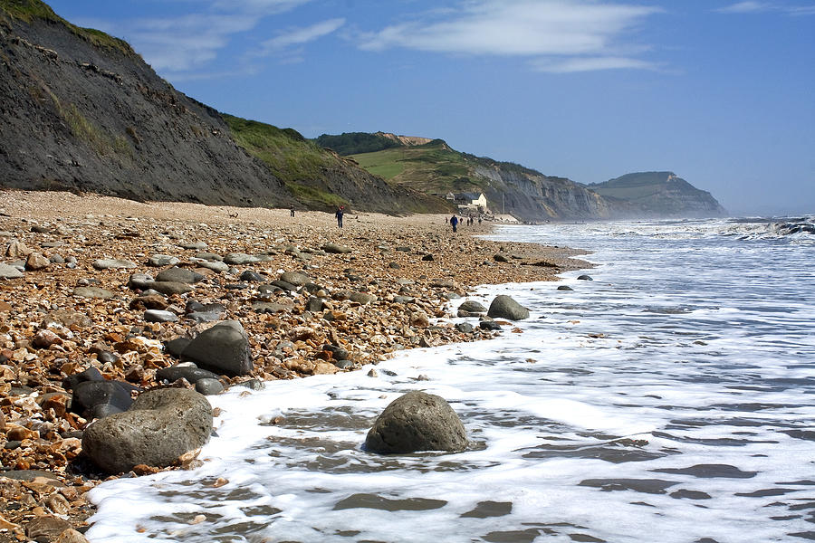 Charmouth  Coast Photograph by Shirley Mitchell