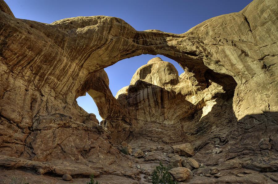 Double Arch Photograph by Stephen Campbell