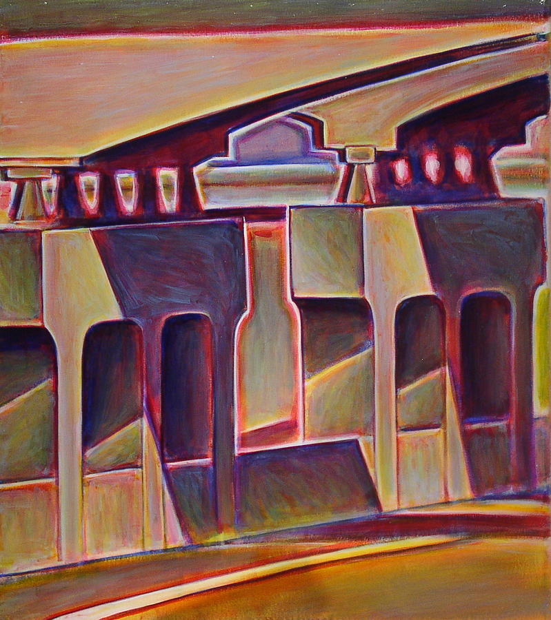 Bridge Painting - Double Over by Clay Wainscott