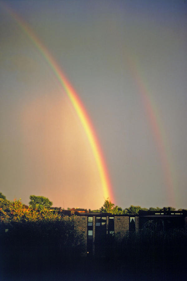 Double Rainbow Photograph by Rod Jones