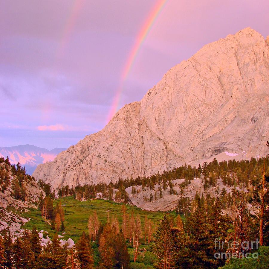 Mountain Photograph - Double Rainbow by Scott McGuire