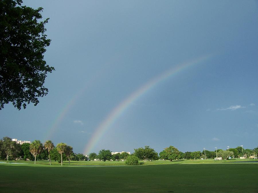 Double Rainbow Photograph by Sheila Silverstein