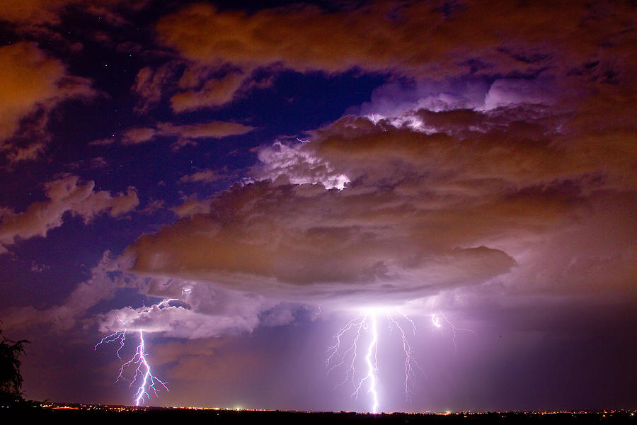 Double Trouble Lightning Strikes Photograph by James BO Insogna