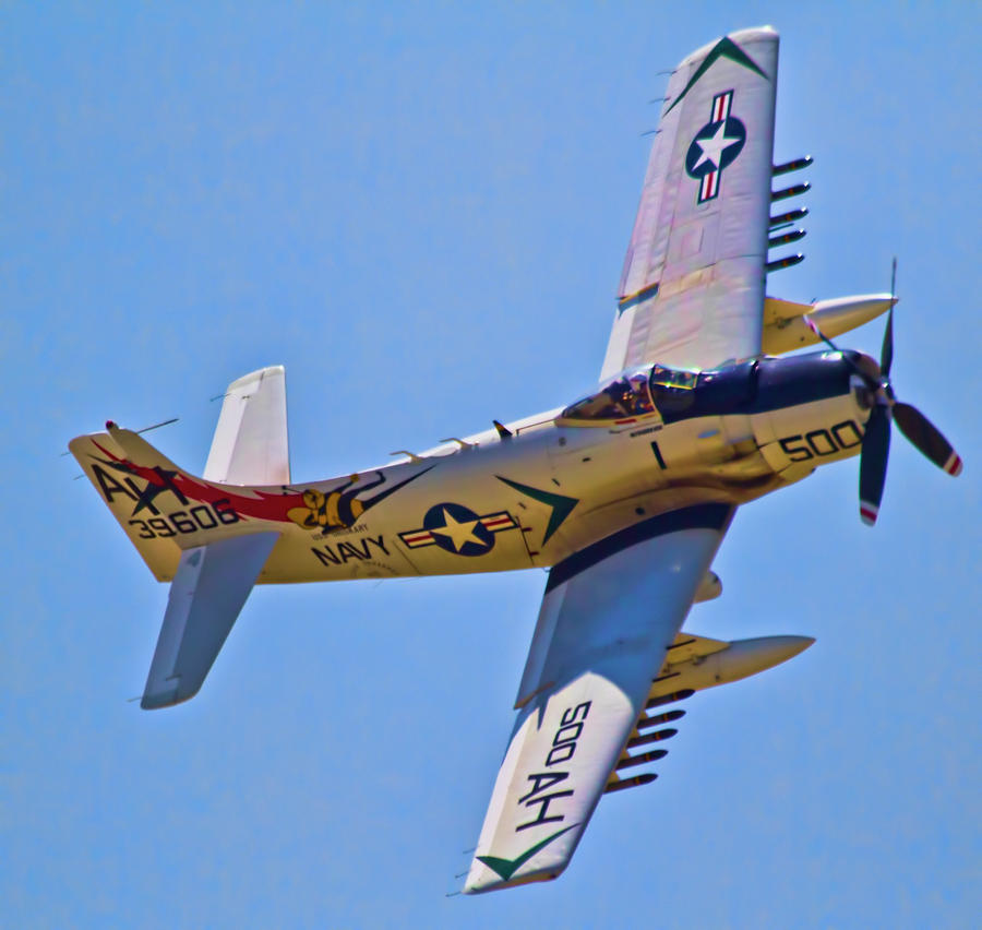 Douglas Ad-6 Skyraider by Arthur Bohlmann