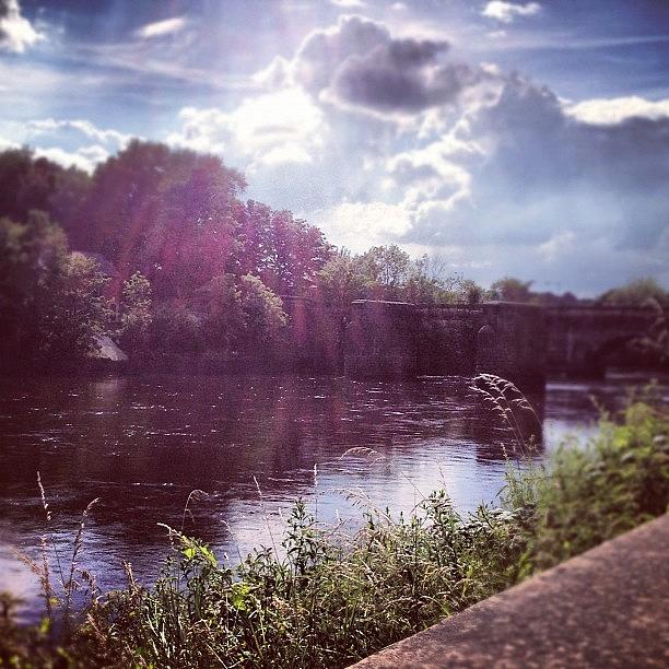 Bridge Photograph - Down By The Riverside #river #riverside by Laura Hindle