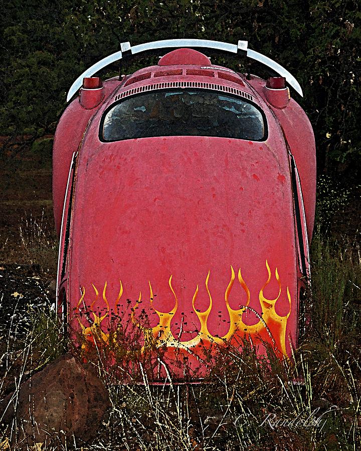 Down in Flames Photograph by Cheri Randolph