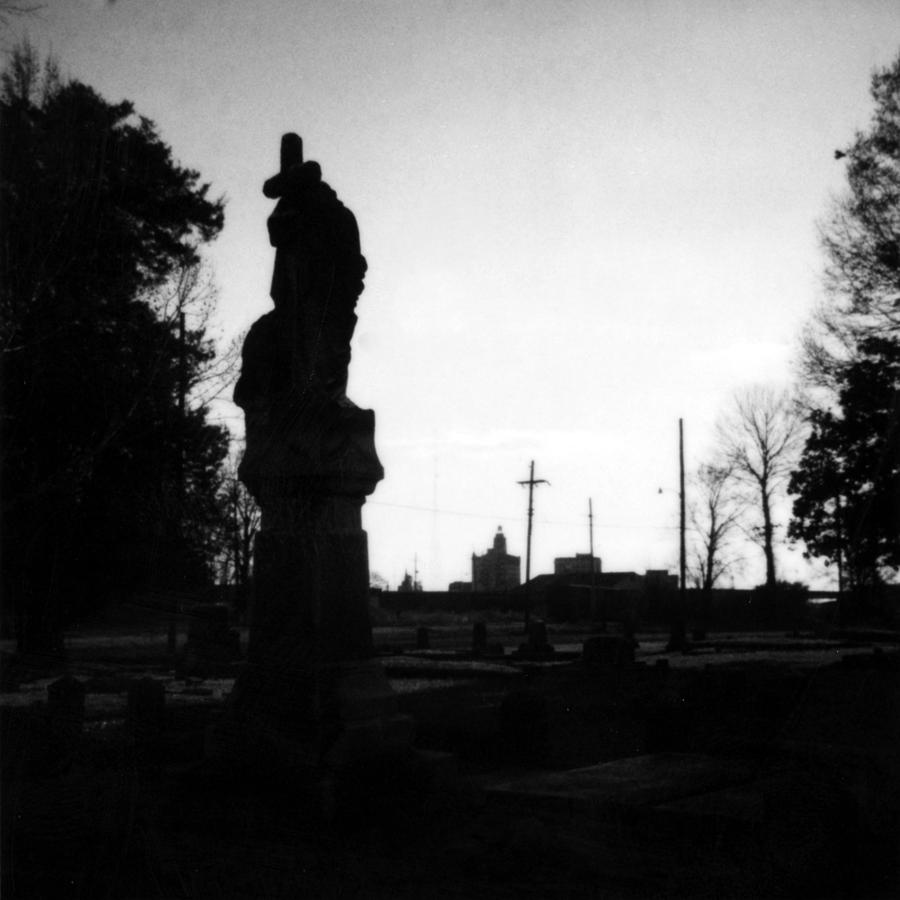 Monroe Photograph - Downtown Cemetery  by Doug Duffey