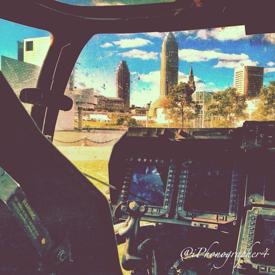 Cleveland Photograph - #downtown #cleveland #ohio Threw The by Pete Michaud