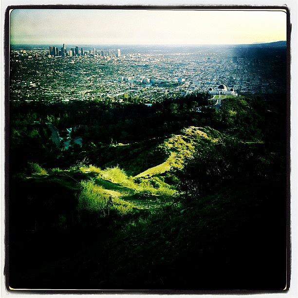 Hollywood Photograph - Downtown La / Griffith Observatory by Torgeir Ensrud