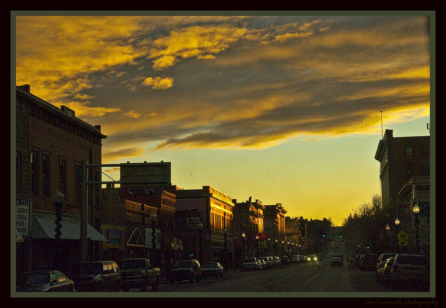 Lewistown Montana Photograph - Downtown Lewistown by Sheri Bartoszek