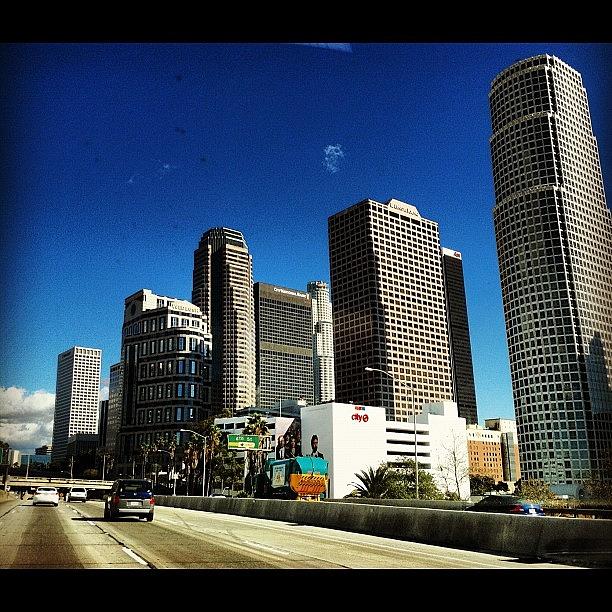 Downtown Photograph - #downtown #losangeles #buildings #110 by Naomi Cho