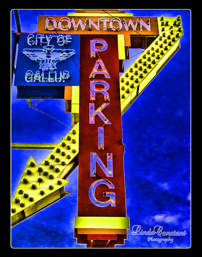 Downtown Parking Photograph by Linda Constant