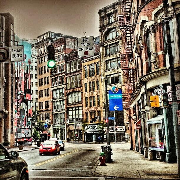 Downtown Pittsburgh Photograph by Josh Lang