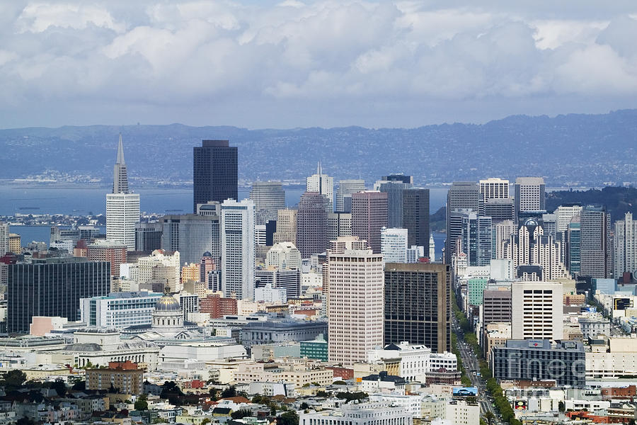 Downtown San Francisco Skyline Photograph by Jeremy Woodhouse