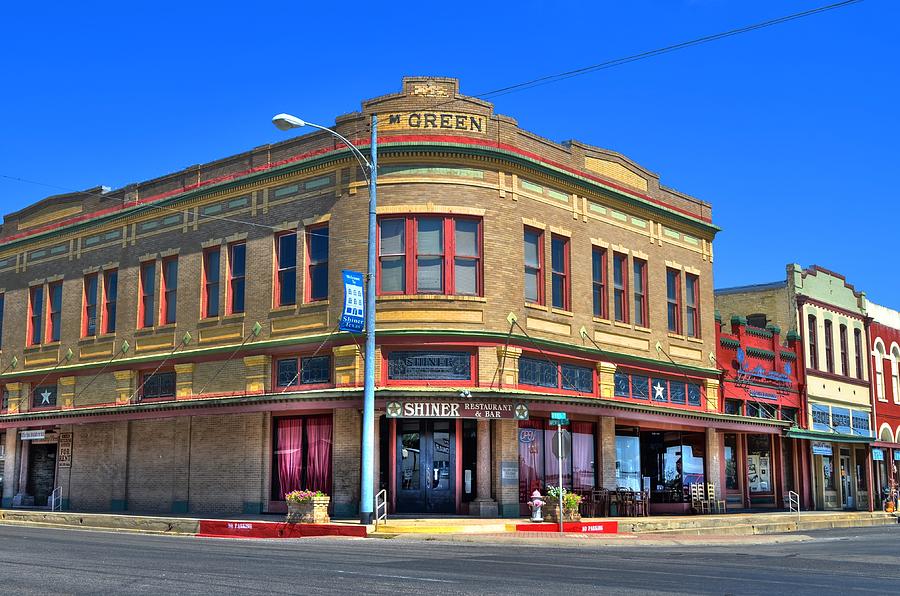 Downtown Shiner Texas Photograph by David Morefield
