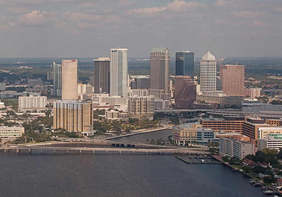 Downtown Tampa Skyline Photograph by John Black
