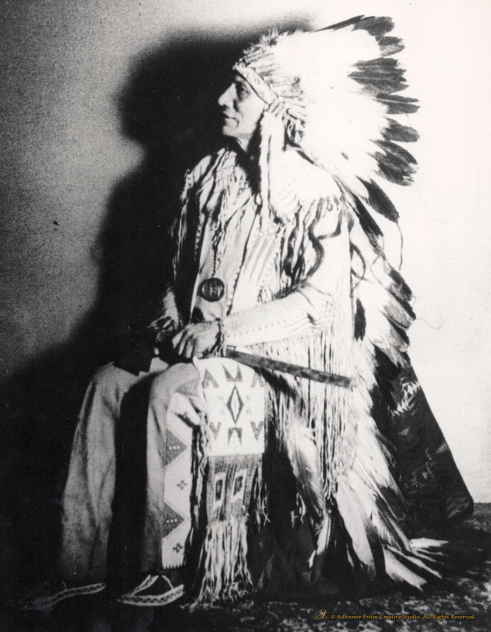Dr. Charles Eastman from Quest for the Pipe of the Sioux Photograph by Wilbur A Riegert