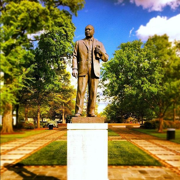 Dr. King Statue. Birmingham Civil Photograph by Donny Bobbitt
