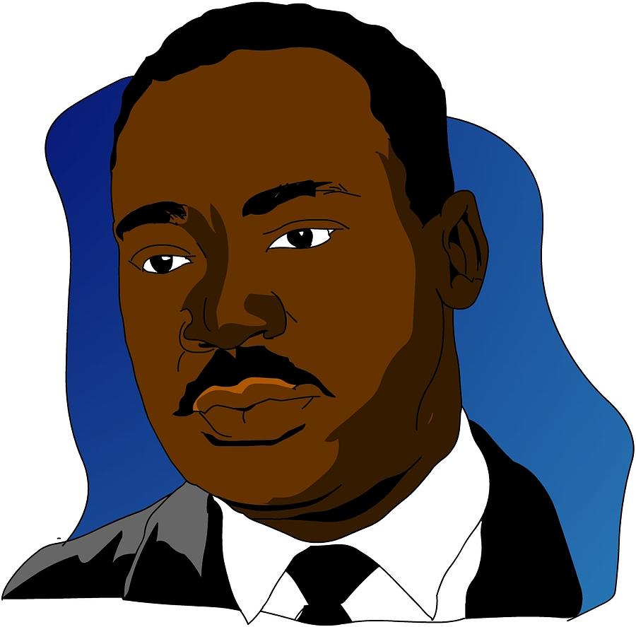 Dr. Martin Luther King Digital Art - Dr. Martin Luther King Jr. by Kenneth Martin