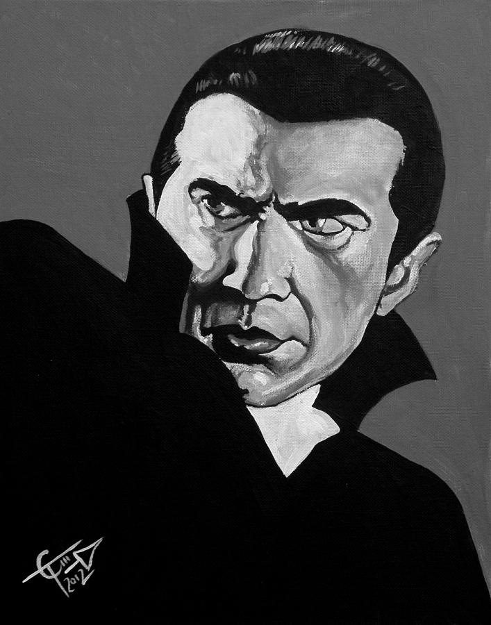 Dracula Painting - Dracula by Tom Carlton