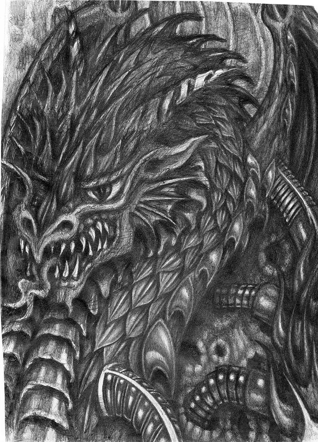 Dark Demon Dragon Drawings