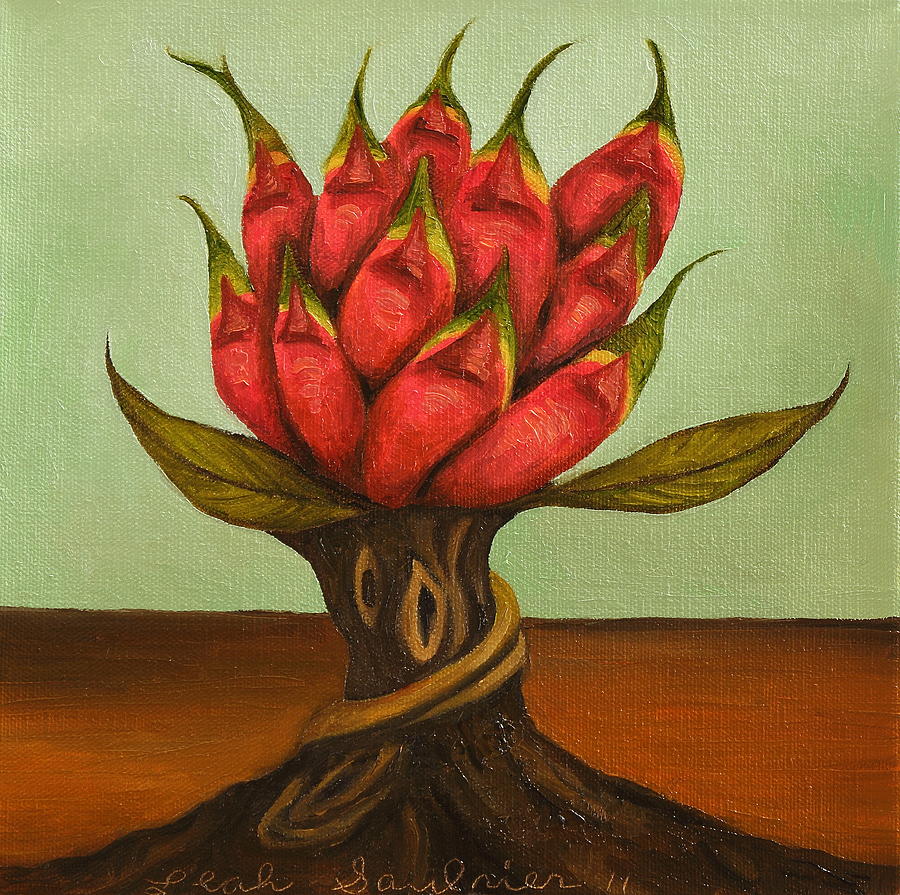 Dragon Tree 2 Painting by Leah Saulnier The Painting Maniac