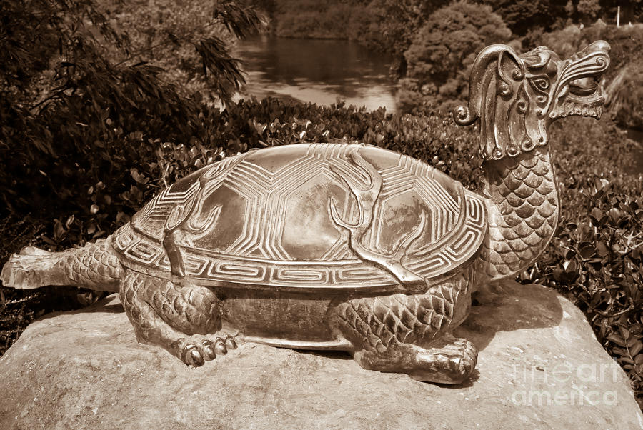 Dragon Turtle Figure Sculpture by Yurix Sardinelly