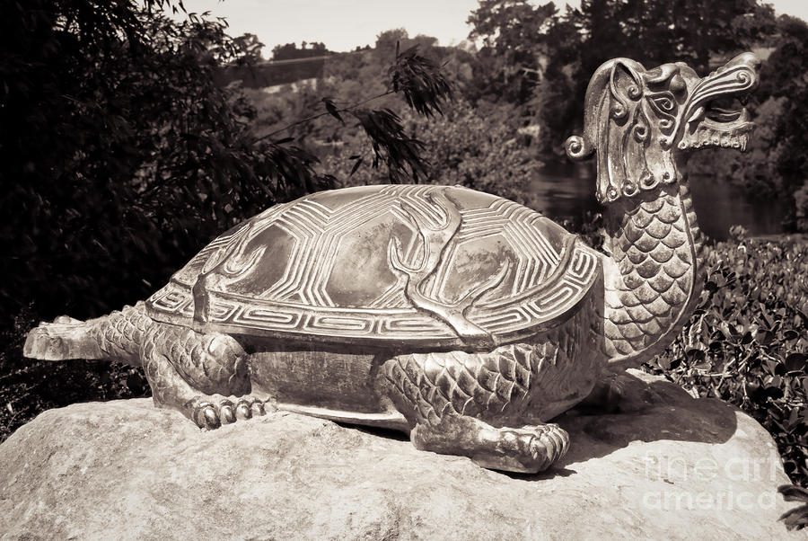 Dragon Turtle Sculpture by Yurix Sardinelly