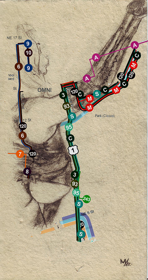 Drawing Map Untitled Drawing By Agenor Marti