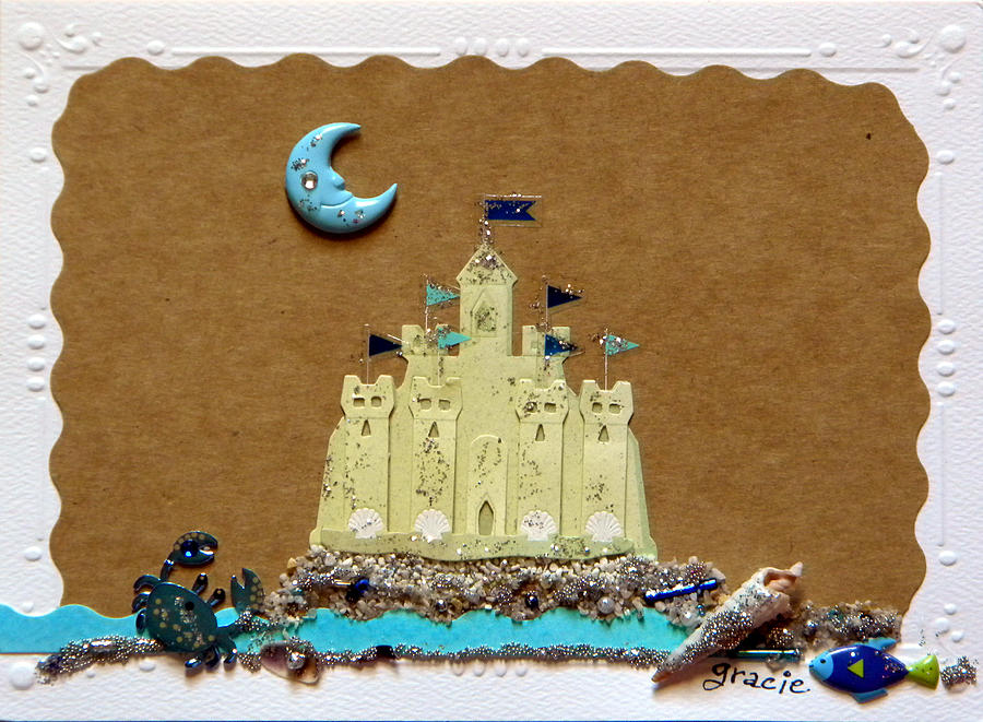 Castle Mixed Media - Dream Castle by Gracies Creations