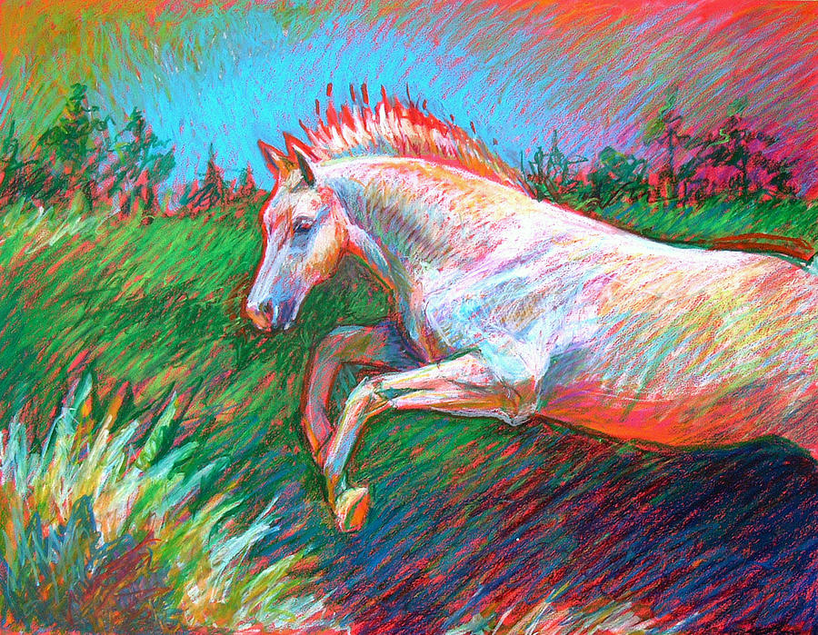 Dream Horse Painting by Nancy Tilles