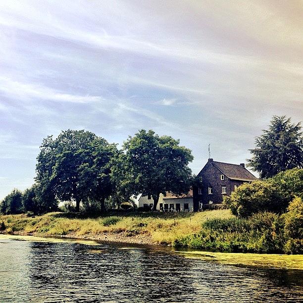Nature Photograph - Dream House By The River by Chrit Werdmolder Smeets