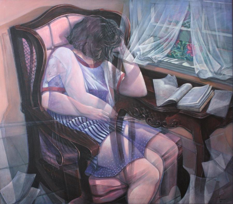 Figure Painting - Dreamer by Jorge Cardenas