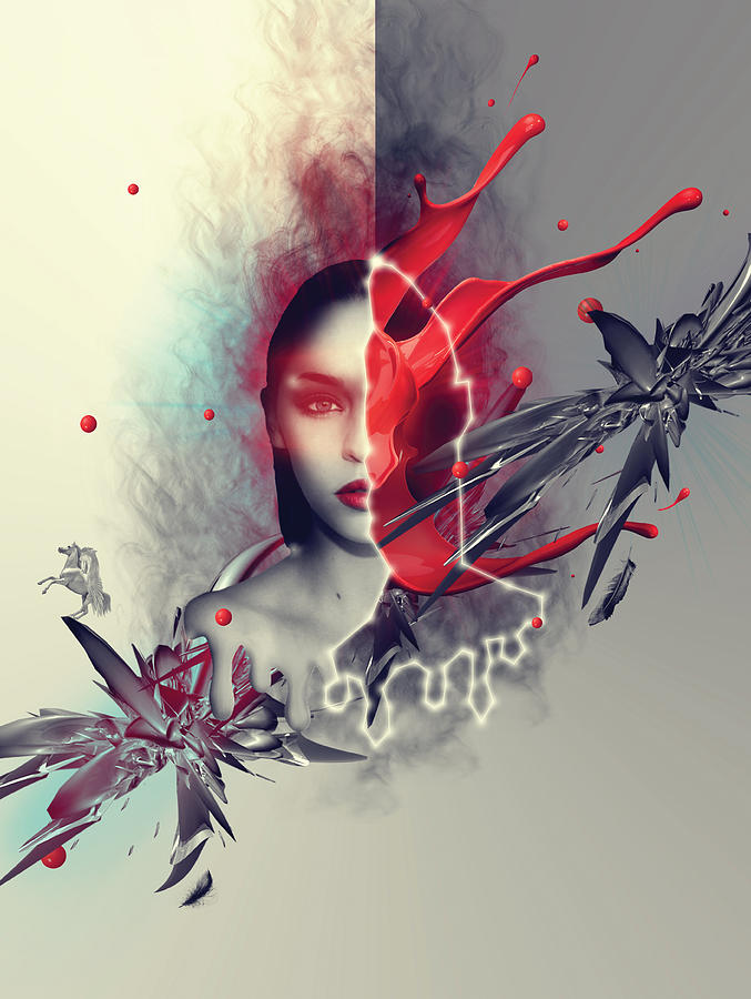 Pegasus Digital Art - Dreams in fantasy by Zaharia Mihai