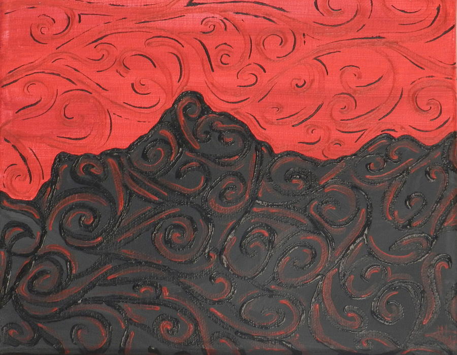 Dreams Painting - Dreams In Reds by Heather  Hubb