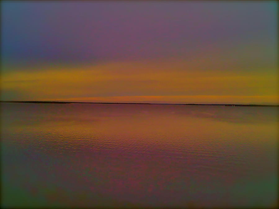 Sunset Photograph - Dreams of the Lake by Amber Hennessey