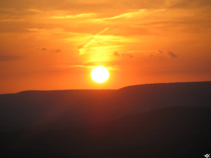 Dreamy Mountain Sunset Photograph by Debra     Vatalaro