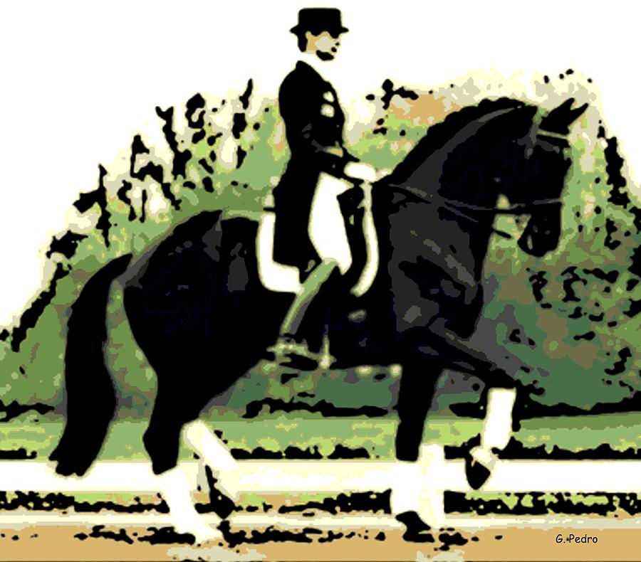 Dressage Photograph by George Pedro