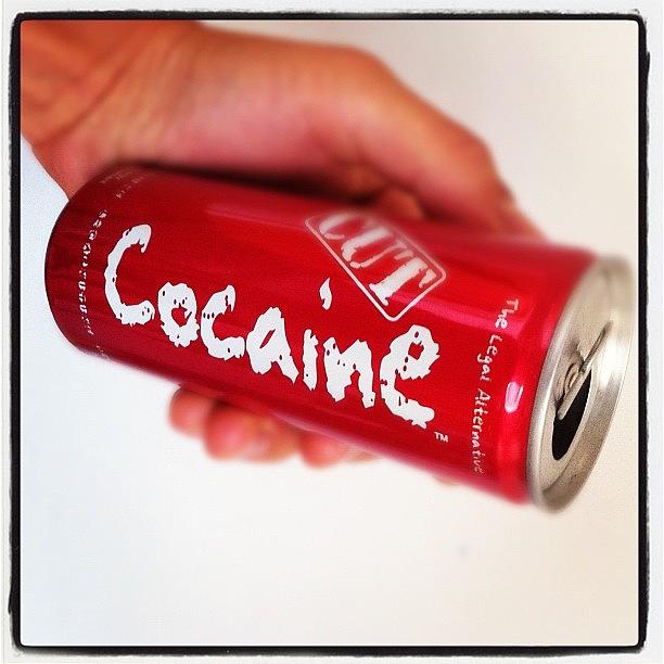 Can Photograph - Drink Of Champions. #cocaine by Axel Loughrey
