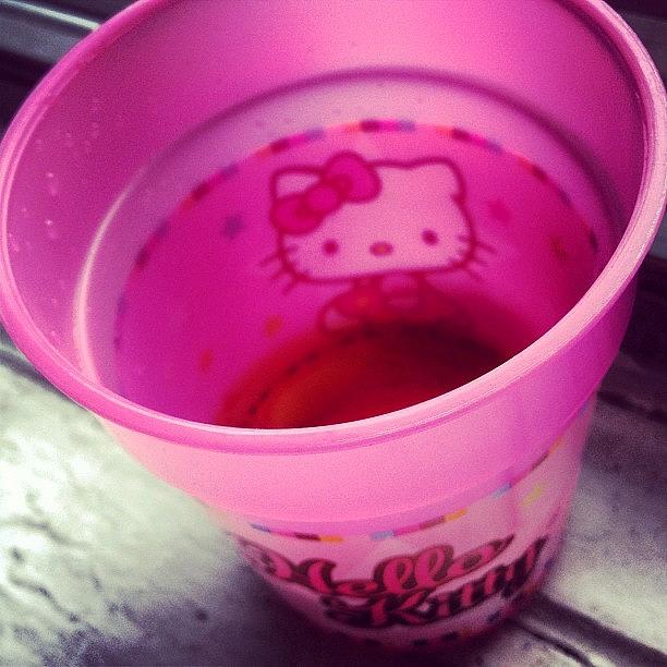 Drinking Booze In A Hello Kitty Cup! Photograph by Steven Ramirez