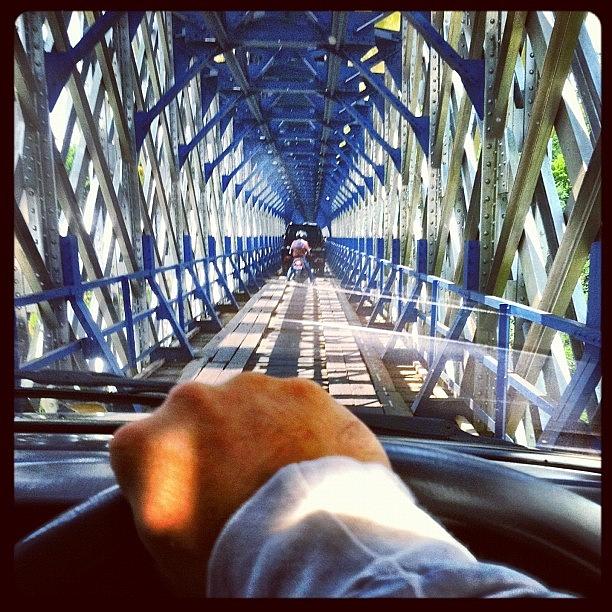 Bridge Photograph - #driving Across #cirahong #bridge With by Remy Asmara