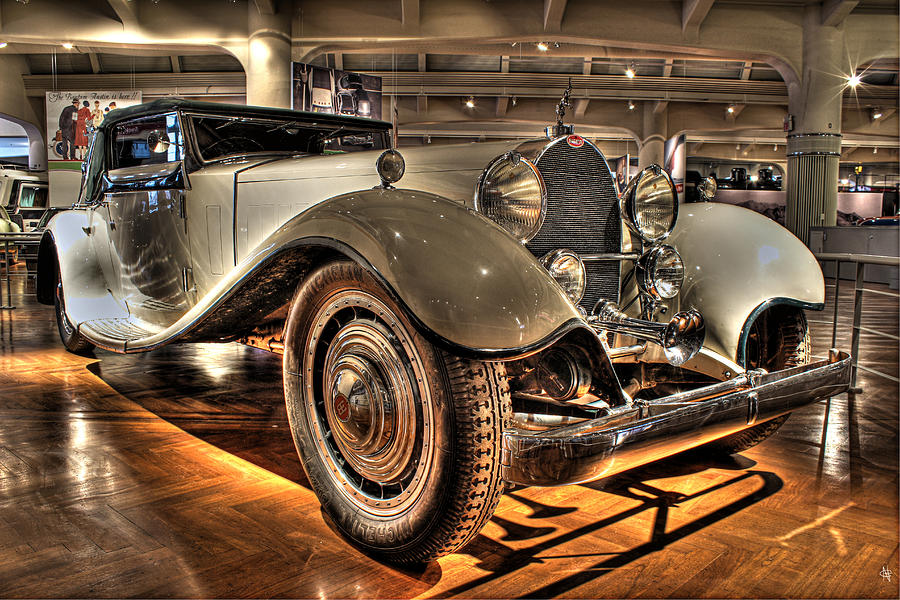 Driving America Bugatti Dearborn MI Photograph by Nicholas  Grunas