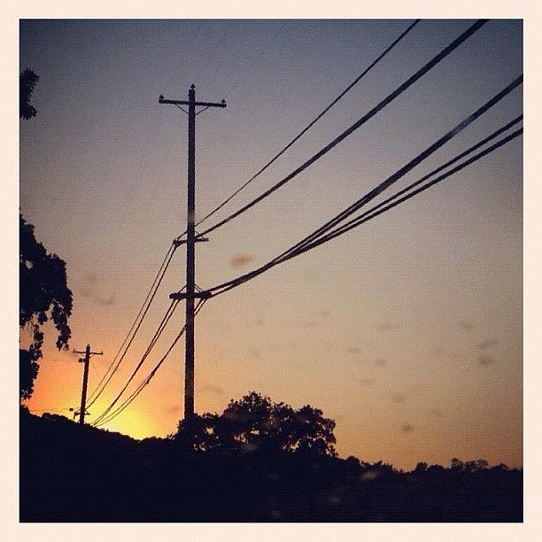 Sunset Photograph - Driving Down Tonight #like #chasing by Karen O
