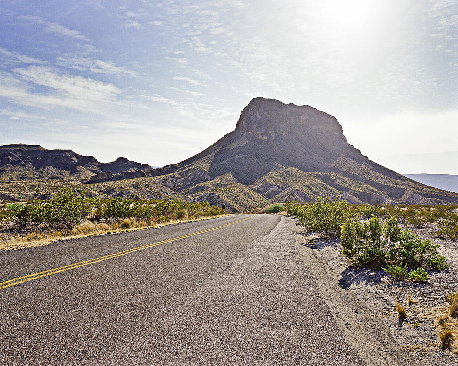 Driving Throught Big Bend National Park Photograph by M K Miller