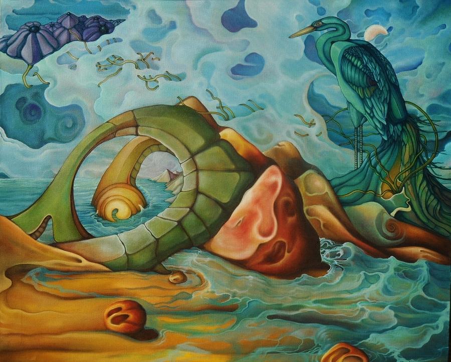 Droughts End Painting by Andrew Batcheller