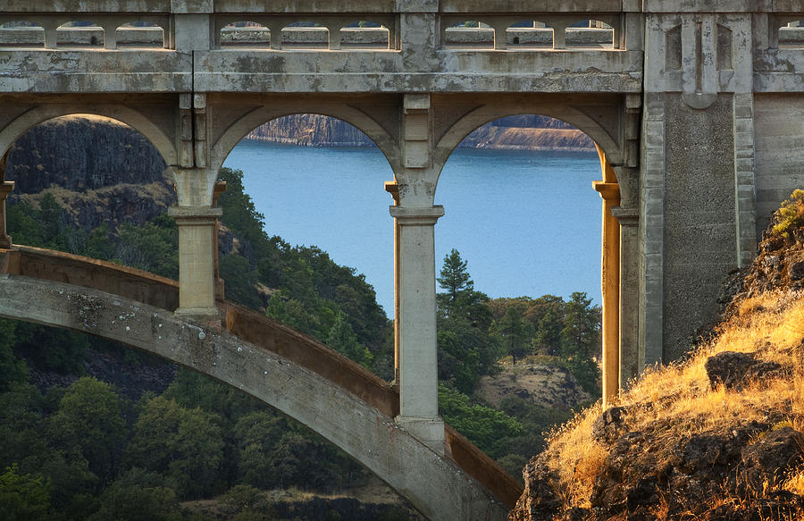 Dry Canyon Bridge Photograph by Jon Ares