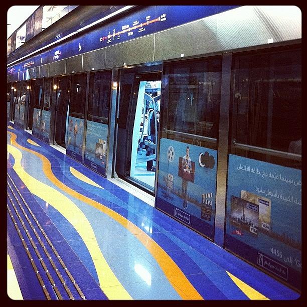 Train Photograph - Dubai Metro ! by Jyothi Joshi