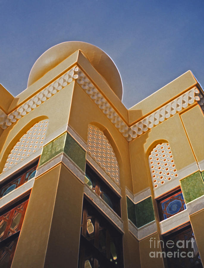 Dubai Mosque 1 Photograph by First Star Art