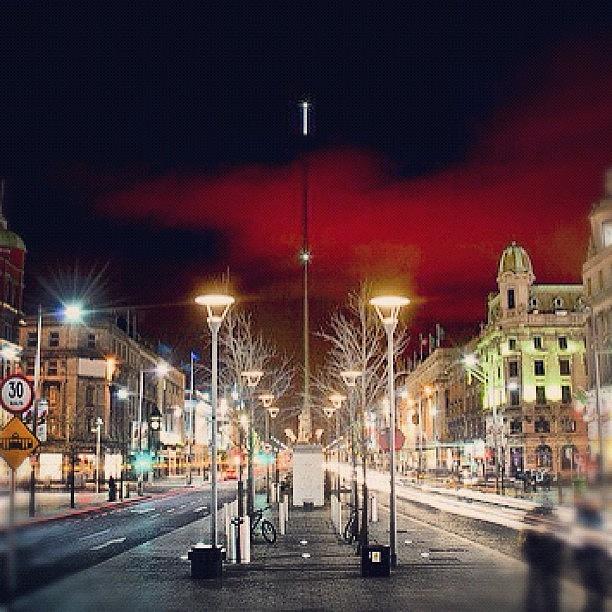 Dublin City Centre, Long Exposure Photograph by Magda Nowacka